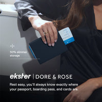Trackable Passport Wallet <br> Ekster x Dore & Rose